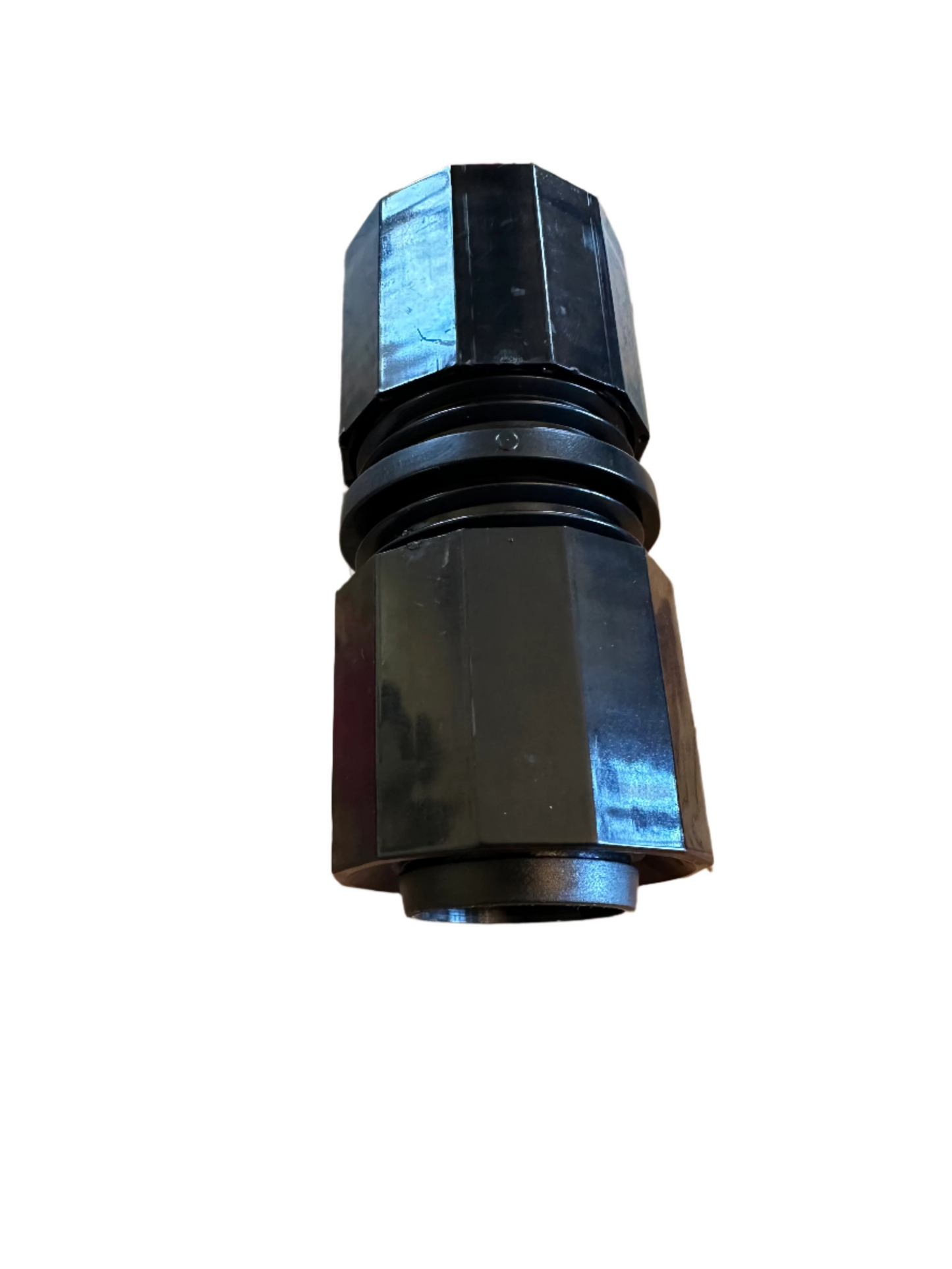 Sumisansui Tube connector made from heavy duty plastic. Used to connect multiple lengths of sumi soaker max tube or repair a damaged sumisoaker max tube.