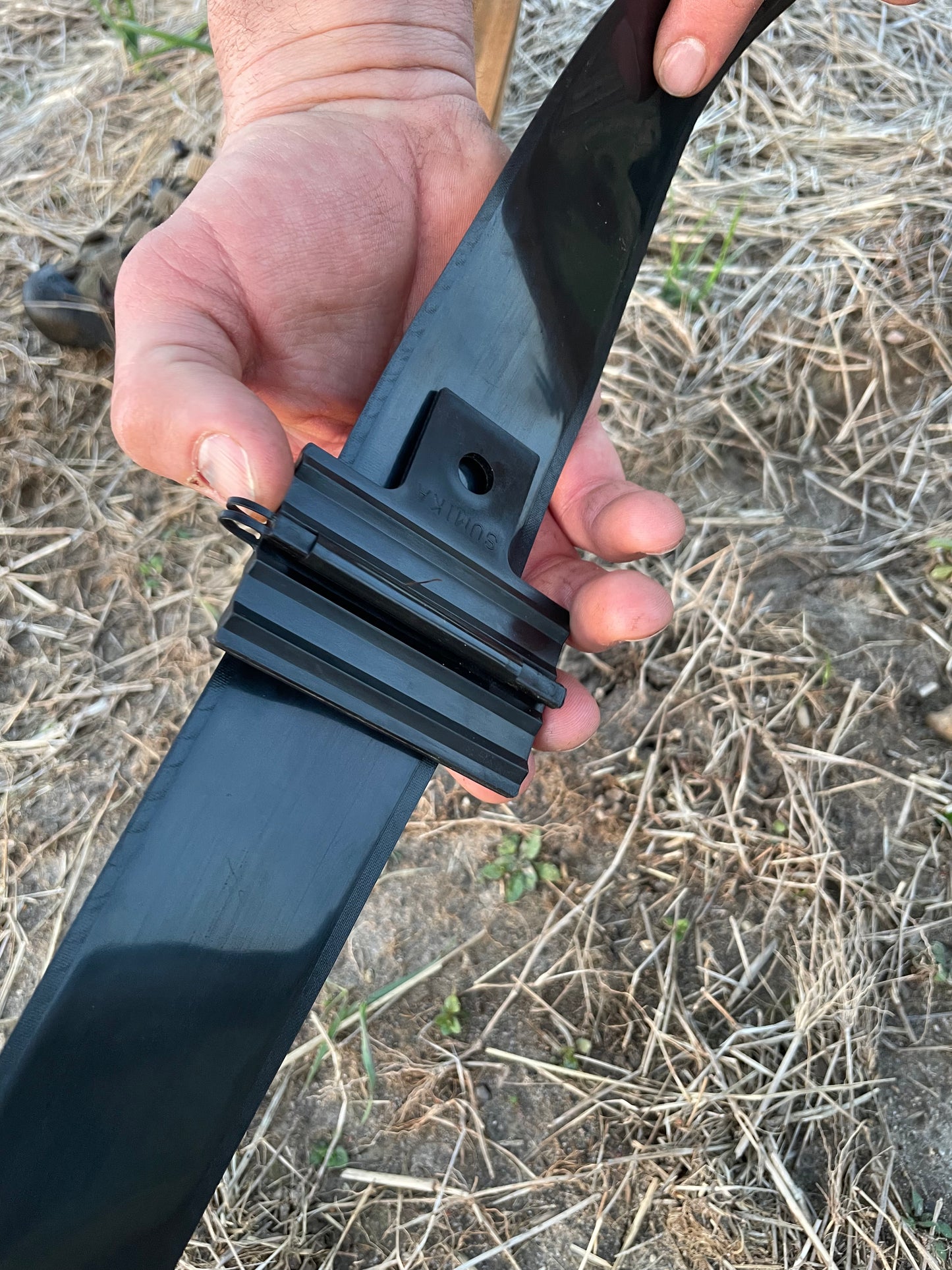 Sumisansui Mark II irrigation tube with tube stopper. gentle rain irrigation of seedlings and tranplants plus germination of seeds. Sumi Soaker mark 2 sumisoaker max vegetable farm irrigation