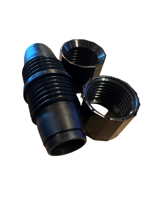 Sumisansui Tube connector made from heavy duty plastic. Used to connect multiple lengths of sumi soaker max tube or repair a damaged sumisoaker max tube.