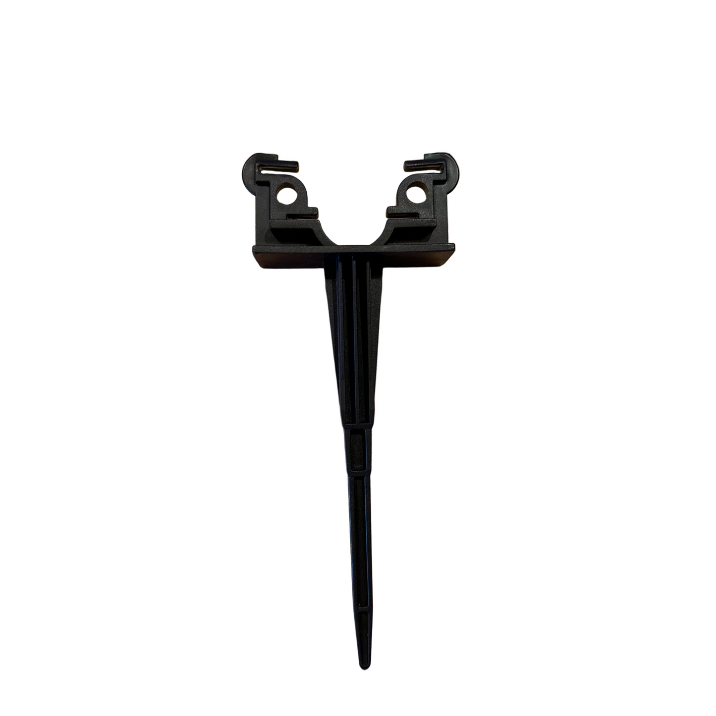 Sumisansui R Tube Holder for Field or Riser. Use to secure the R Series Tubes to the ground. Can also be placed in custom cut conduit or PVC pipe to create a riser for the Sumisansui irrigation tubes. Also works with Sumi Soaker MAX