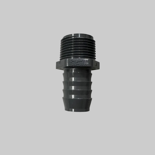 1" PVC Barbed Insert Male Adapter (MIPT x Insert)
For Sumisansui Irrigation tubes poly polytheylene mainline header
Sumi Soaker Max Wide Mark II Mark 3